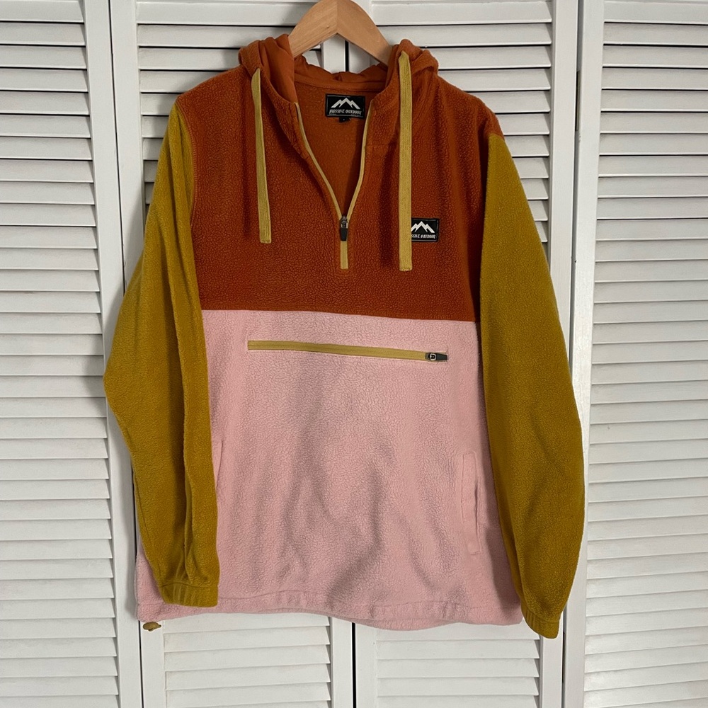 Colorful Mountain Patch Hoodie